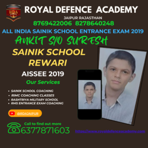 Sainik School Entrance Coaching ANKIT SAINIK SCHOOL