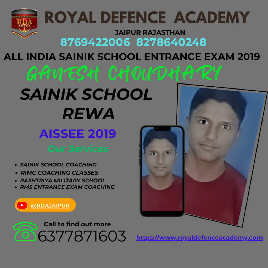 sainik school entrance exam coaching 