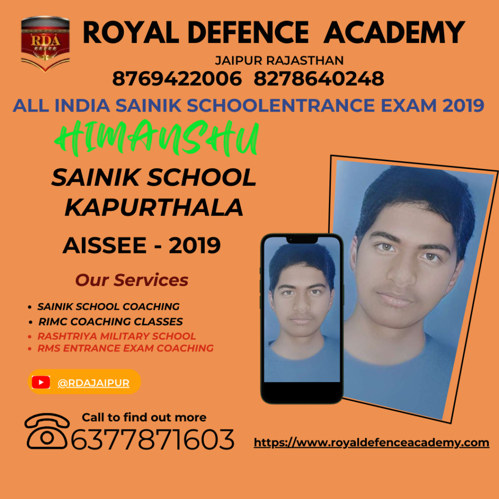 sainik school entrance exam coaching 