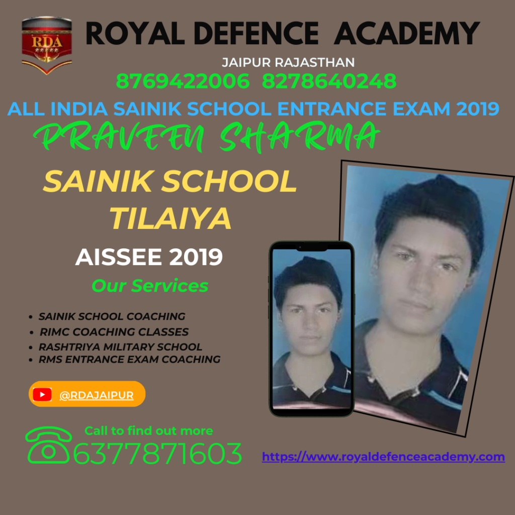 sainik school entrance exam coaching 